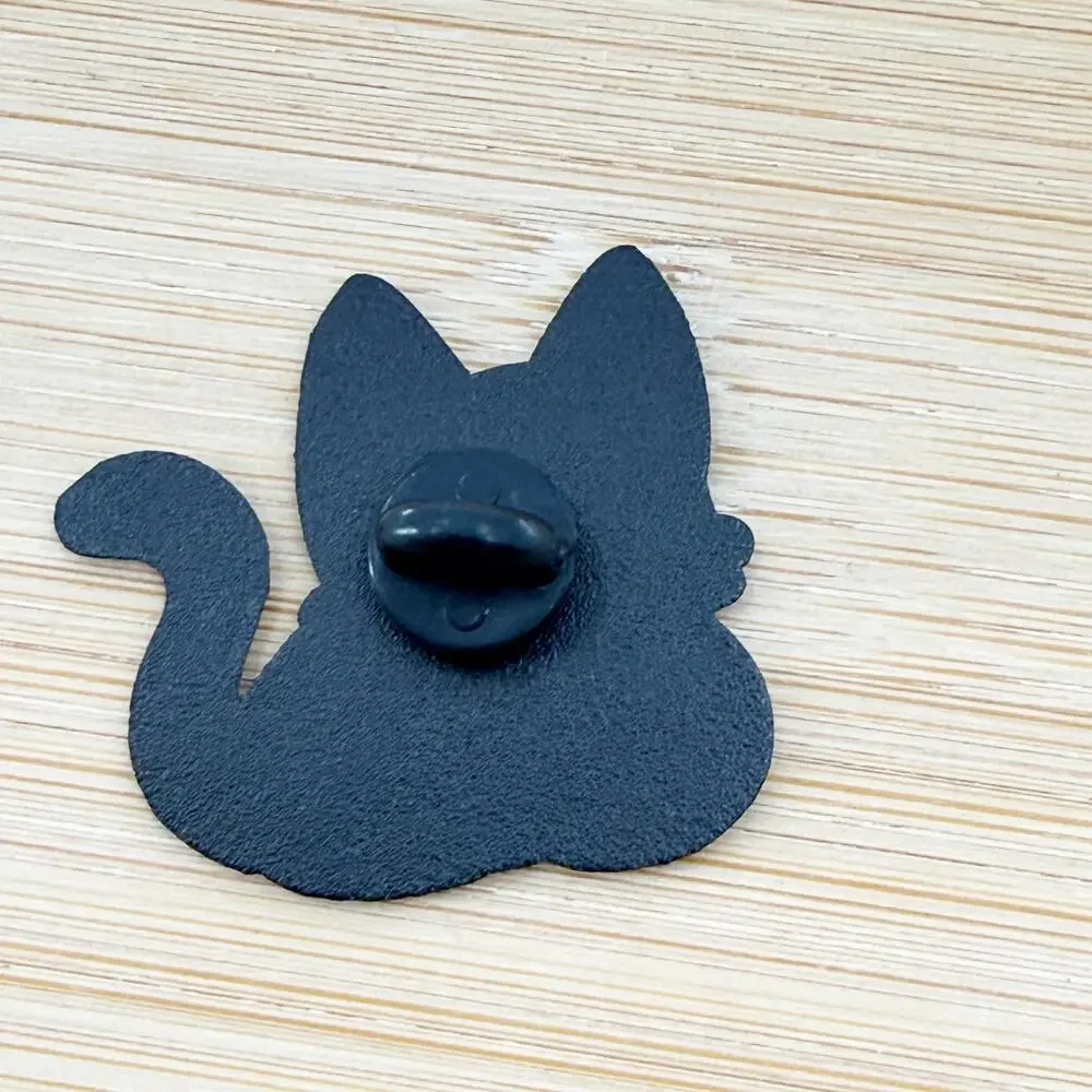 Blue and Green Galaxy Cat Enamel Pin
